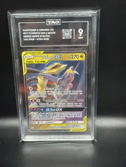 Pokemon Sun & Moon Unified Minds GARCHOMP & GIRATINA GX 146/236 TAG 9 - Image 1