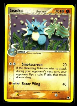 Pokemon Seadra (Delta Species) Rare EX Dragon Frontiers 22/101 NM - Image 1