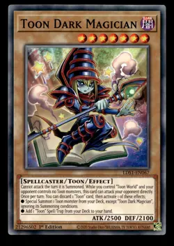 Toon Dark Magician LDS1-EN067 Common Legendary Duelists: Season 1 Yu-Gi-Oh NM - Image 1
