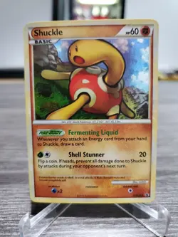Shuckle HGSS15 Black Star Promo Pokemon Card LP - Image 1