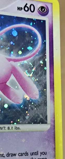 Mew Secret Wonders Holo Bleed Rare Pokemon Card 2007 15/132 Swirl - Image 4