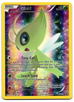 Celebi XY111 - XY Black Star Promos Promo Pokemon TCG - M/LP Card - Image 1