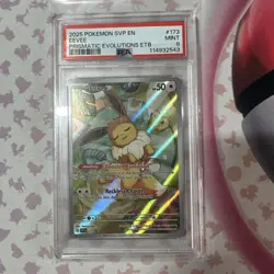 PSA 9 Eevee 173 Sv: Scarlet & Violet Promo Cards Holo - Image 1