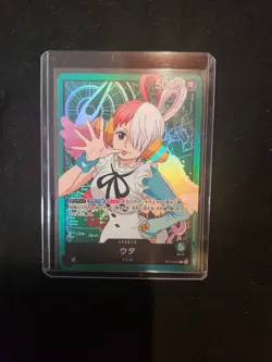 One Piece Japanese Starter Deck Uta Foil Card ST11-001 NM - Image 1