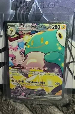 Iono's Bellibolt EX 183/159 Journey Together Sir NM Pokemon TCG Card - Image 1