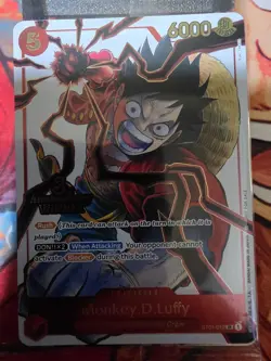 One Piece Card Luffy ST01-012 Winner 3rd Anniversary Sealed Pack OP13 Promo - Image 5