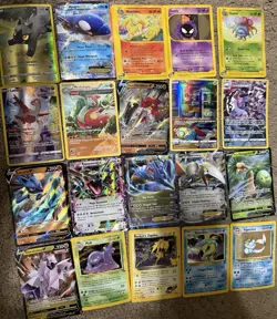 Pokemon TCG 20 Card Lot EX Foil Kyogre e reader Gastly HEAVY PLAY - Image 1