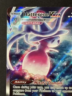Hatterene VMAX GG47/GG70 Galarian Gallery Crown Zenith Pokemon Card Full Art - Image 2