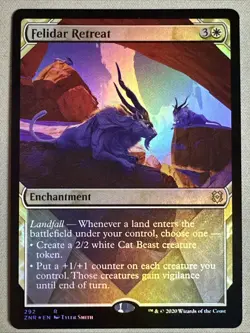 MTG / Felidar Retreat / ZNR / #292 / FOIL (Showcase) / Rare / NM - Image 1