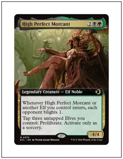 1x High Perfect Morcant, Extended Art, Lorwyn Eclipsed, Magic MTG NM - Image 1