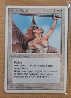 1995 MAGIC THE GATHERING 4TH EDITION SERRA ANGEL TD25 - Image 1