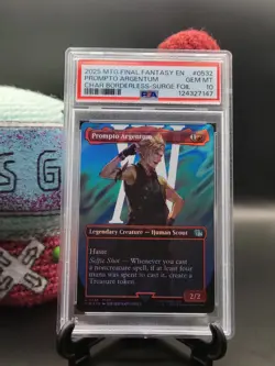 Prompto Argentum (Borderless Surge Foil) - #532 - Final Fantasy - PSA 10 - Image 1