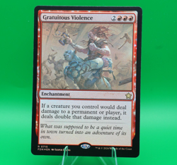 Gratuitous Violence | 715 | Rare | Foil | Foundations | MTG | 2024 - Image 1