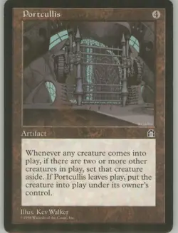 Portcullis Vintage Non-Foil Light Play STH MTG - Image 1