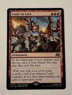 MTG Count on Luck - Aetherdrift LP - Image 1