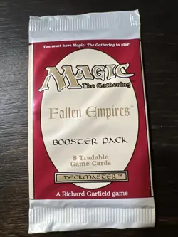 FIVE - Magic the Gathering FALLEN EMPIRES Booster Pack Factory Sealed MTG - Image 2