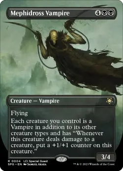 MTG Mephidross Vampire (Borderless) - 4 / English / Near Mint - Image 1