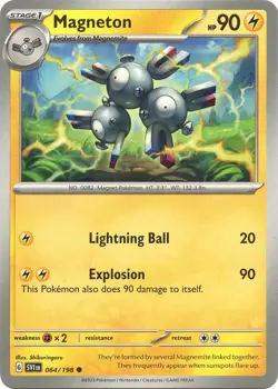 Magneton SV01: Scarlet & Violet Base Set 064/198 NM English Pokemon Card - Image 1