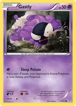 Gastly Common Generations 33/83 NM English Pokemon Card - Image 1