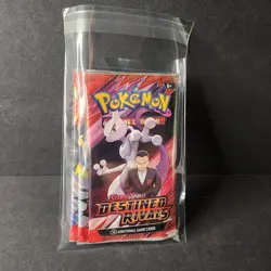 SV Destined Rivals Booster Pack Art Set 4 Empty Display Packs Pokemon Project - Image 3