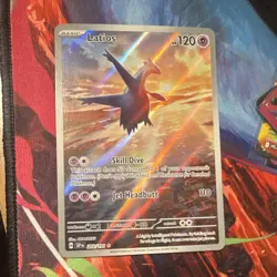 Pokemon Latios Illustration Rare 203/191 Sv08 Surging Sparks Holo 120 HP Card - Image 1