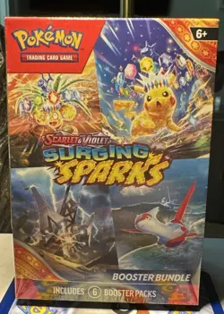 Pokemon TCG Scarlet & Violet Surging Sparks Booster Bundle Factory Sealed - Image 1