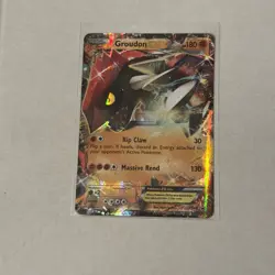 2015 Pokemon TCG Groudon EX XY42 Ultra Rare Black Star Promo Pk000587 - Image 1