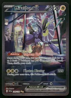 Miraidon ex 244/198 Scarlet Violet Base SVI Special Illustration Rare POKEMON - Image 1