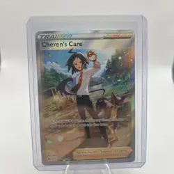 Pokemon Cheren's Care GG58/GG70 Crown Zenith Trainer Full Art Holo Ultra Rare - Image 1