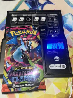 Very Heavy! 22.66g Pokemon TCG ME Phantasmal Flames Pack Sealed! - Image 1