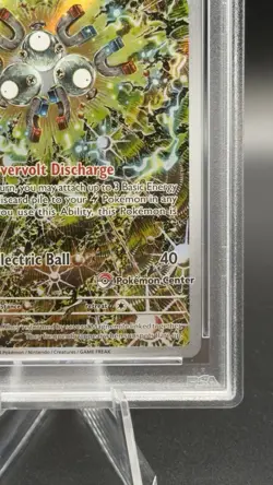2024 POKEMON SURGING SPARKS POKEMON CENTER ETB PROMO SVP #159 MAGNETON PSA 9 - Image 2