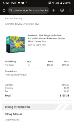 Pokemon Ascended Heroes Pokemon Center PC ETB! New & Sealed. Presale, ships ASAP - Image 2