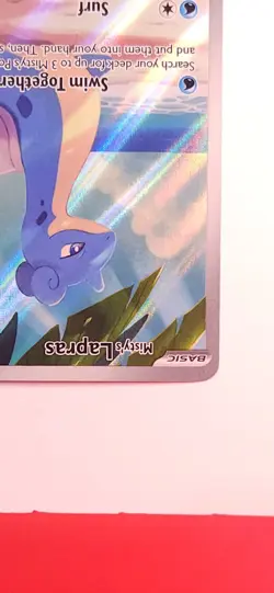 Pokemon TCG Misty's Lapras Destined Rivals 194/182 Illustration Rare Near Mint - Image 5