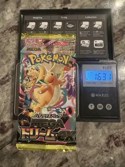 16.32g HEAVY Pokemon Sealed Mega Dream EX Japanese Booster Pack-Possible GODU - Image 1