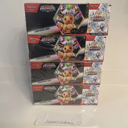 Pokemon Prismatic Evolutions Surprise Box & Booster Bundle Sam's Club Lot of 4 - Image 1