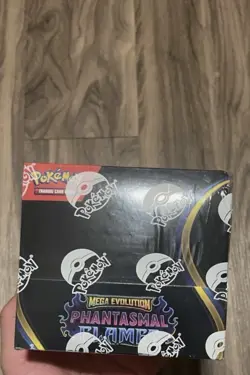 Pokemon TCG Mega Evolution Phantasmal Flames Booster Box New and Sealed - Image 1