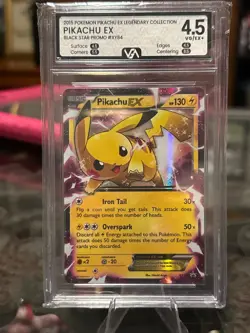 Pokemon TCG Black Star Promo Holo Pikachu EX XY84 - Image 1
