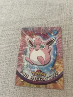 #40 Wigglytuff, Pokemon TCG Red Logo Topps TV Animation Edition, Reg, NM - Image 1