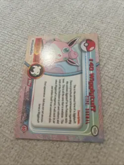 #40 Wigglytuff, Pokemon TCG Red Logo Topps TV Animation Edition, Reg, NM - Image 2