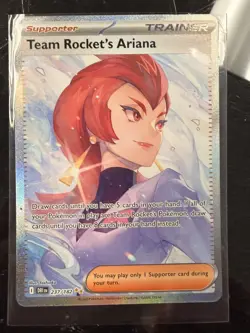 Pokemon TCG Team Rocket's Ariana 237/182! NM Condition! See Description! - Image 1