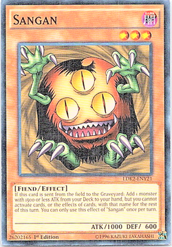 Sangan LDK2-ENY21 Yu-Gi-Oh! Light Play 1st Edition - Image 1