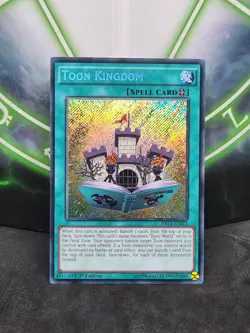 Yugioh Toon Kingdom DRL2-EN023 Secret Rare 1st Edition NM - Image 1