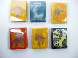 Pokemon Lot of 5 Packs TCG Card Sleeves 2017 Factory Sealed & 1 Open Pack - Image 1