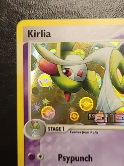 KIRLIA EX Emerald Stamped POKEMON Poke Ball Holo 2005 Trading Card 33/106 - Image 3