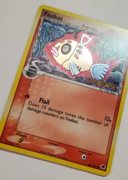 Feebas Stamped EX Dragon Frontiers Holo Card 49/101 Pokemon TCG 2006 - Image 4