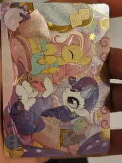 Kayou My little Pony CCG Card HY10-UR-016 Fluttershy Rarity Pajamas Mint - Image 4