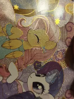 Kayou My little Pony CCG Card HY10-UR-016 Fluttershy Rarity Pajamas Mint - Image 5