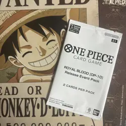 One Piece Card Game Royal Blood OP-10 Release Event Pack Sealed - Image 1