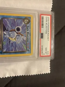 PSA 8 Dark Blastoise 20/82 Team Rocket 2000 Pokemon Card NM-MT Non Holo Vintage - Image 3