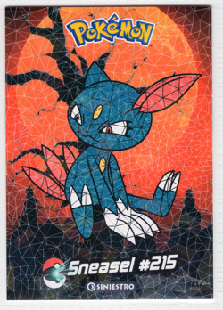 POKEMON - CRYSTAL CARD COLLECTION * SNEASEL #215 - CRACKED ICE HOLO - Image 1